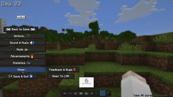 Pause Screen