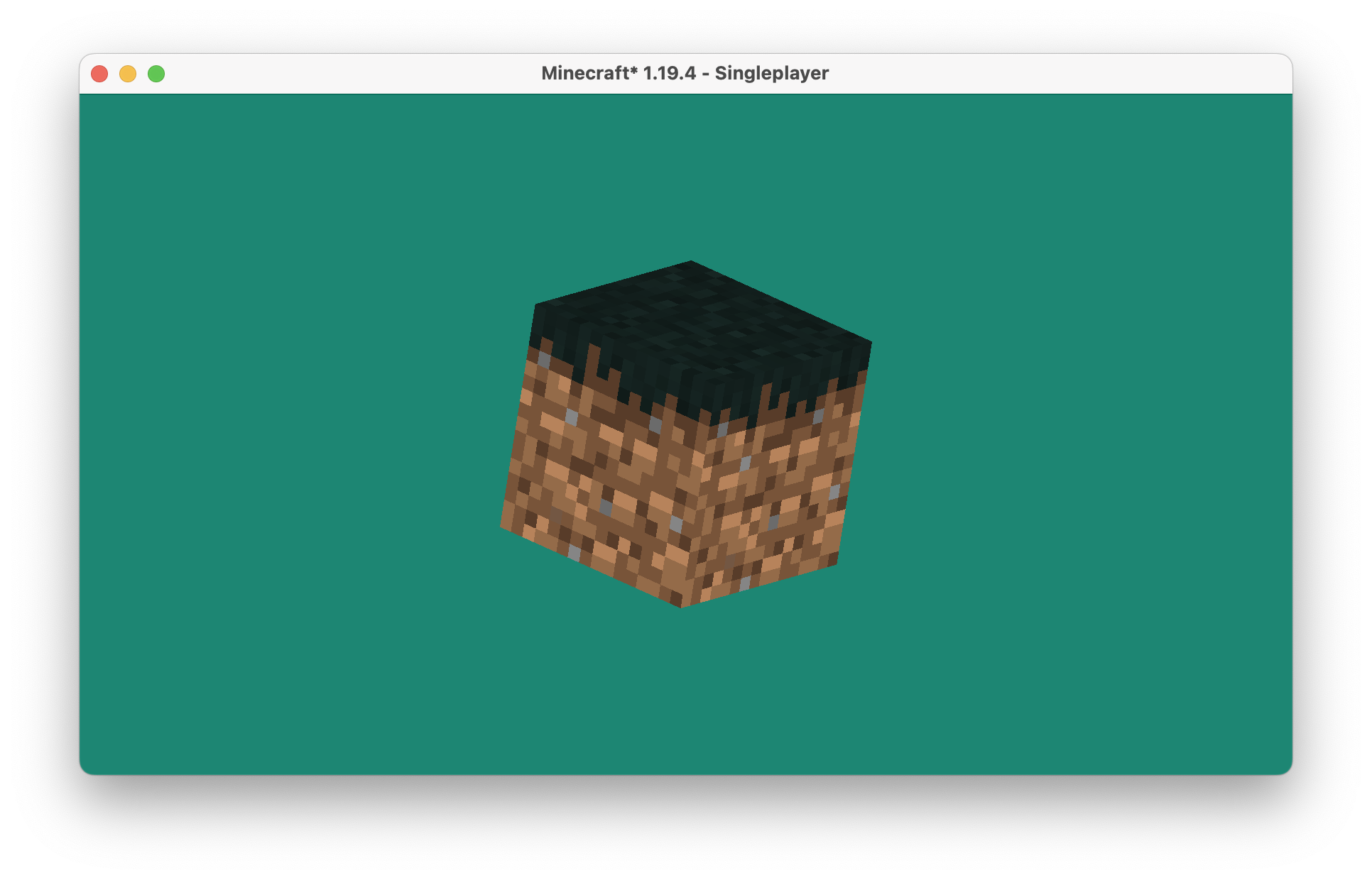 One of Tape Stop's option - show a rotating grass block with random background color when stopped rendering.