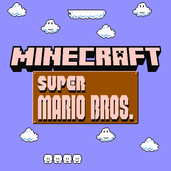 Minecraft. Super Mario Bros Edition.