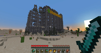 Ruins, large and small await the weary traveler