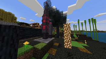 sample world with rocket