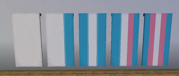 how to make trans flag