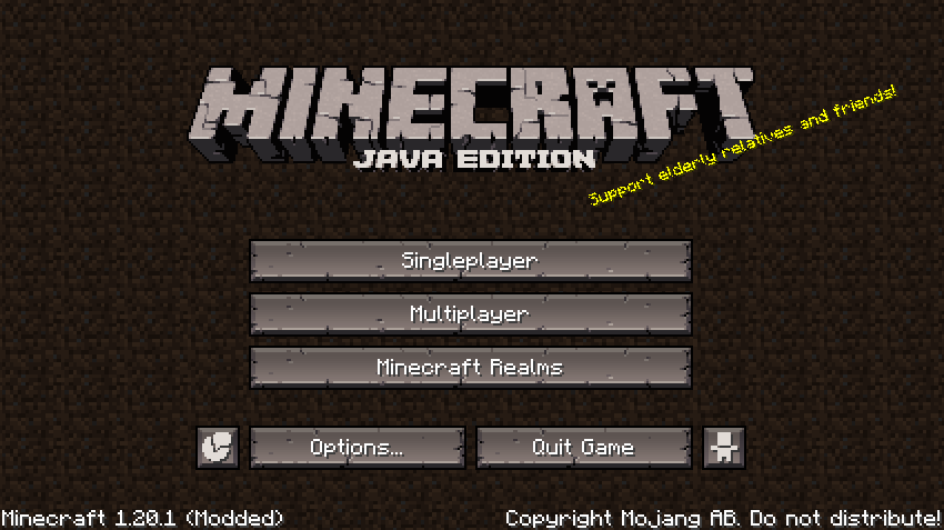 Title screen