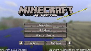 Title screen