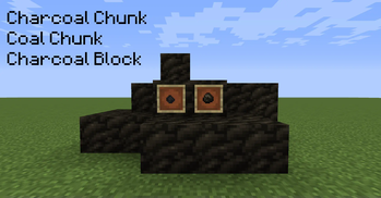 Fuel Chunks and Charcoal Block