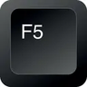 Hold F5