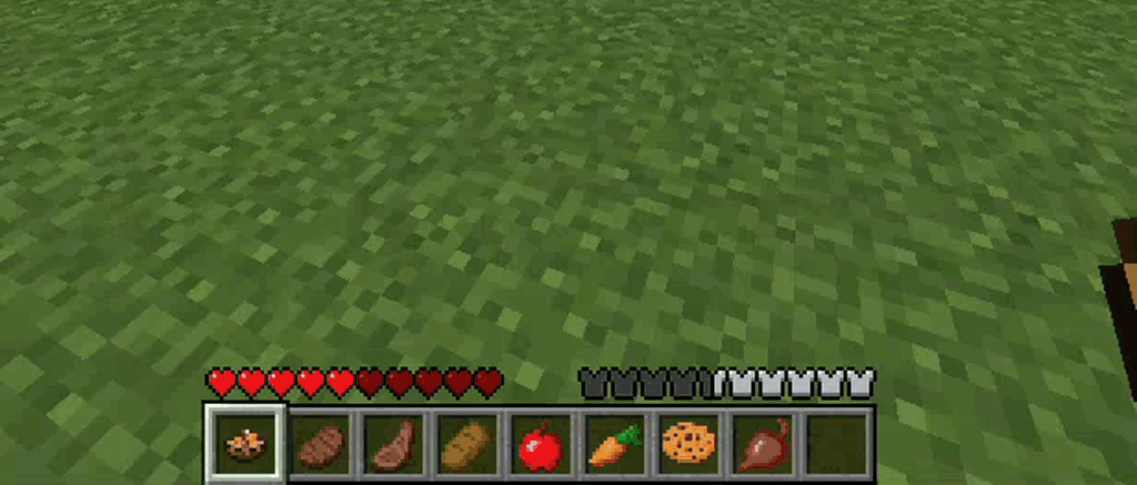 HUD displays the amount of health that can be regenerated