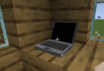 Opened Laptop