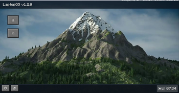 Desktop Of The Laptop