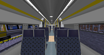Class 376 - Unrefurbished Interior