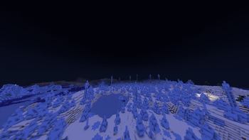 Ice Biome Night