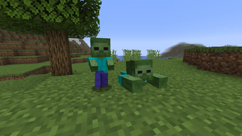 Baby Zombie and Crawler