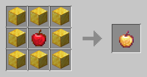Craftable Notch Apples