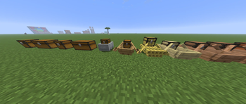 Chest Boats and Chest Minecart