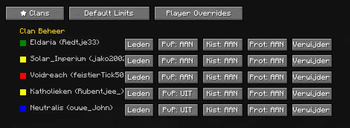 Admin panel