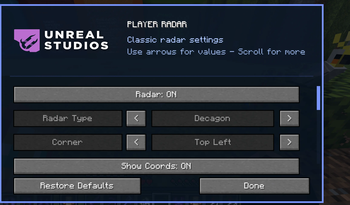 Config Menu