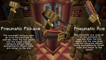 Pneumatic Pickaxe & Axe