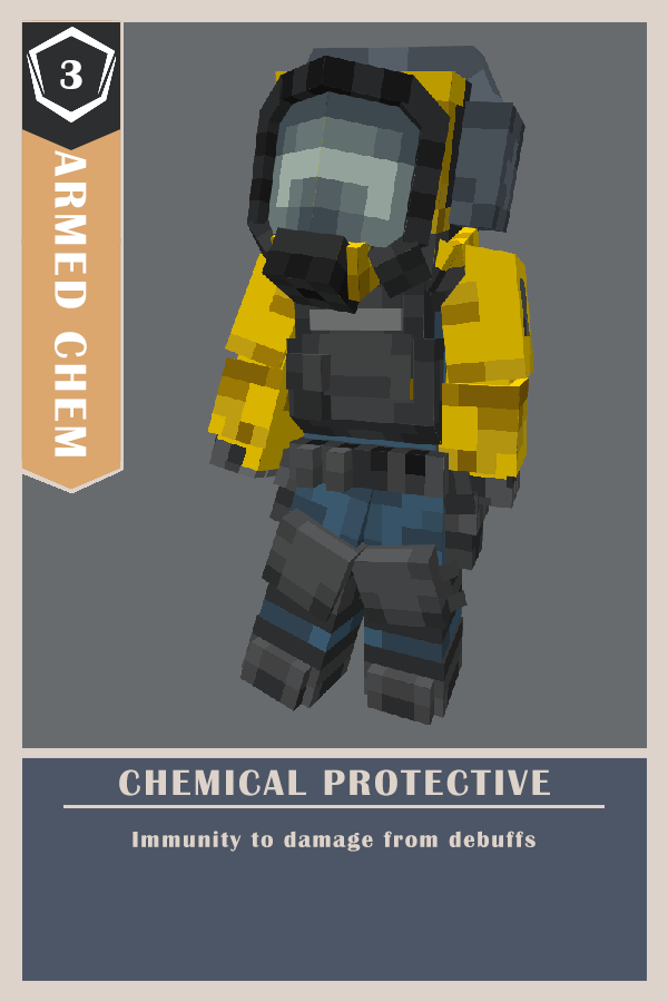 Armed chemical protective