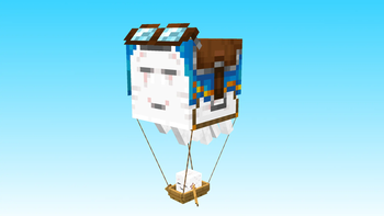 Happy Ghast With Ropes