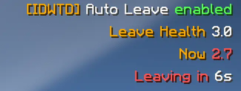 Leaving soon