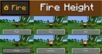 fire height 