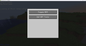 The client menu