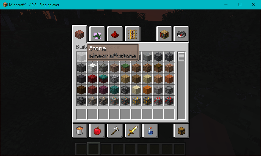 Coloured Categories Minecraft Mod