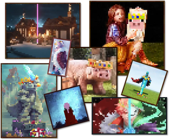 Techno-Themed Paintings