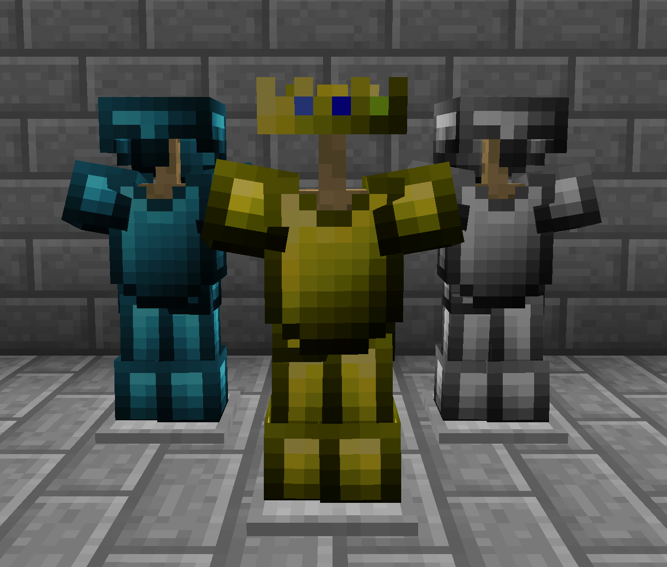 Armor Sets with Golden Crown