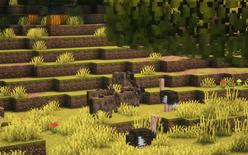 Ostriches and Wildebeest