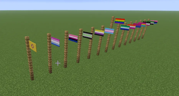 Hanging flags
