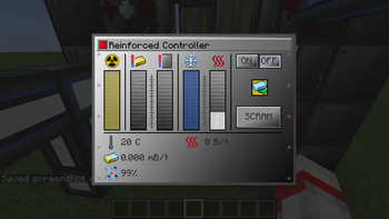 Reactor in Active Cooling mode