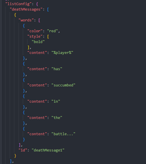 Config Json