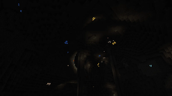 Ores in a cave