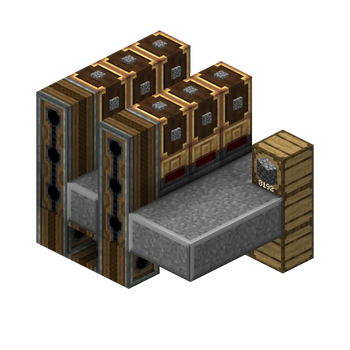 Create cobblestone + extended drawers example