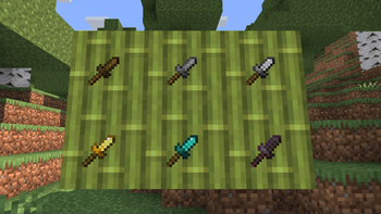 Swords [Picture made with QQT´s Optimine Modpack]