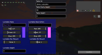 Table Creator Gui