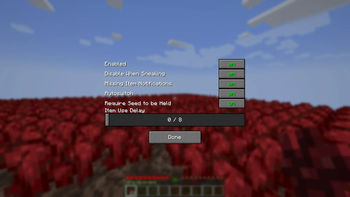Config Screen