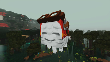 😎3D HAPPY GHAST HARNESS