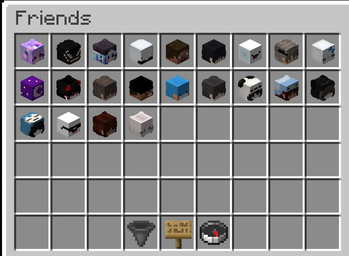 Friends Menu