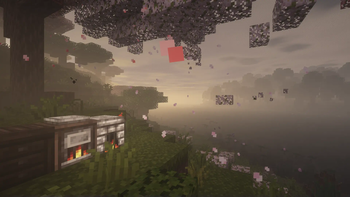 Base by a lake