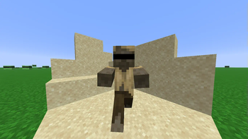 a fake zombie