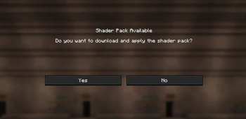 Prompt of a shaderpack