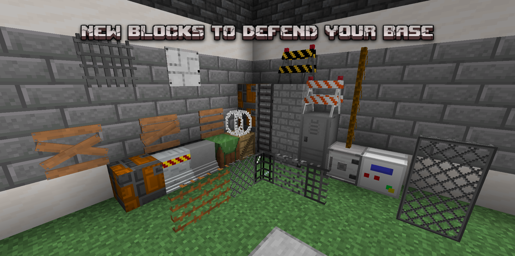New blocks to defend your base