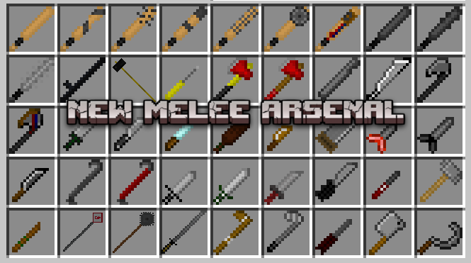 New melee weapon pack