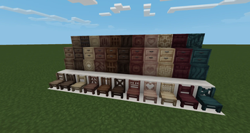 Chairs, Shutters and Drawers(front and sides)