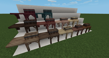 Shelves, Tables and Flower Boxes