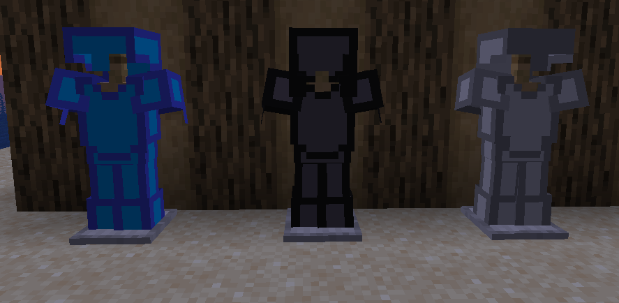 Diamond, Netherite and Iron