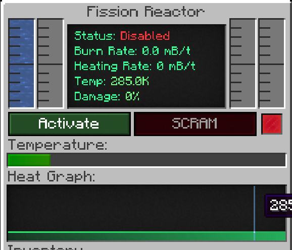 Fission reactor screen