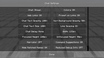 Chat Setting